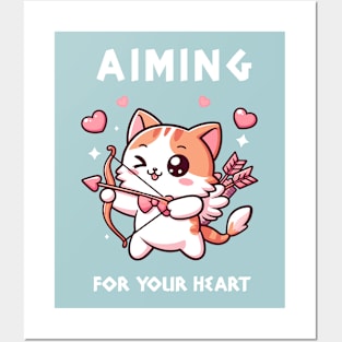 Aiming for your heart Posters and Art